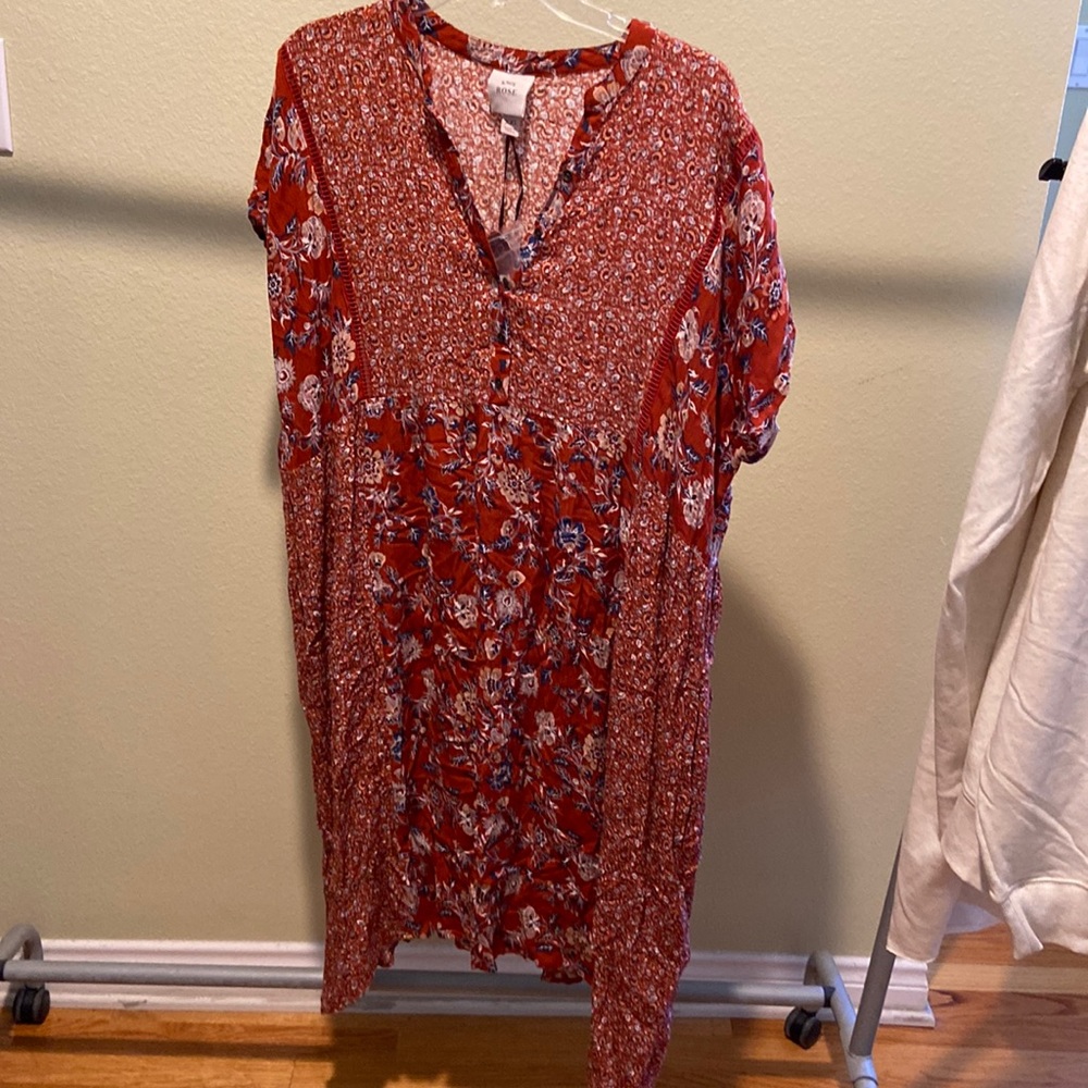 Knox Rose Rust colored dress